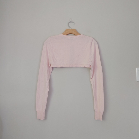 Lingadore Knit Crop Cardigan Bolero Ballet Size Small - Picture 2 of 15